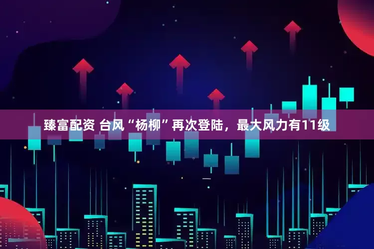臻富配资 台风“杨柳”再次登陆，最大风力有11级